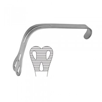 Wieder Tongue Depressor Stainless Steel, 14 cm - 5 1/2" Blade Width 36 mm